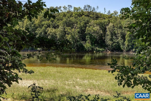 view of water feature