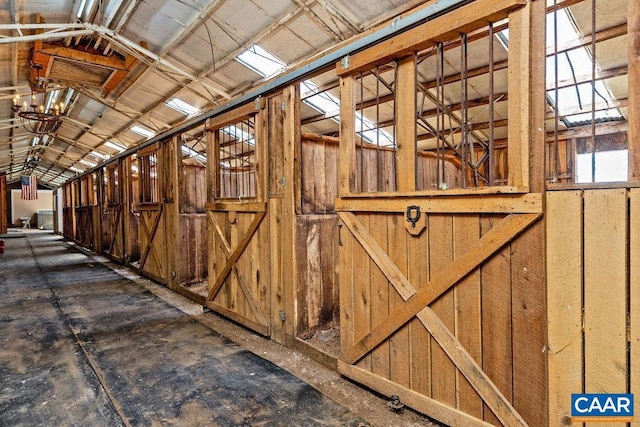 view of stable