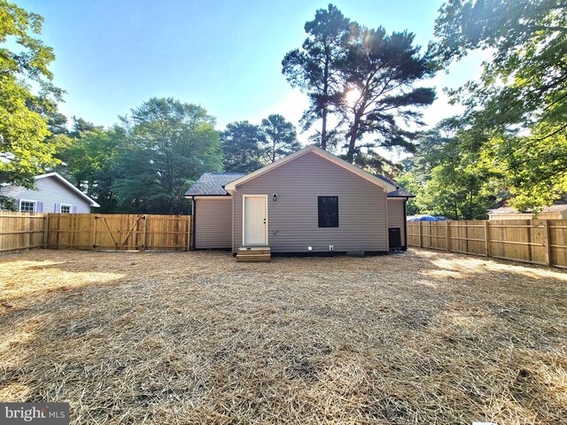 view of back of house