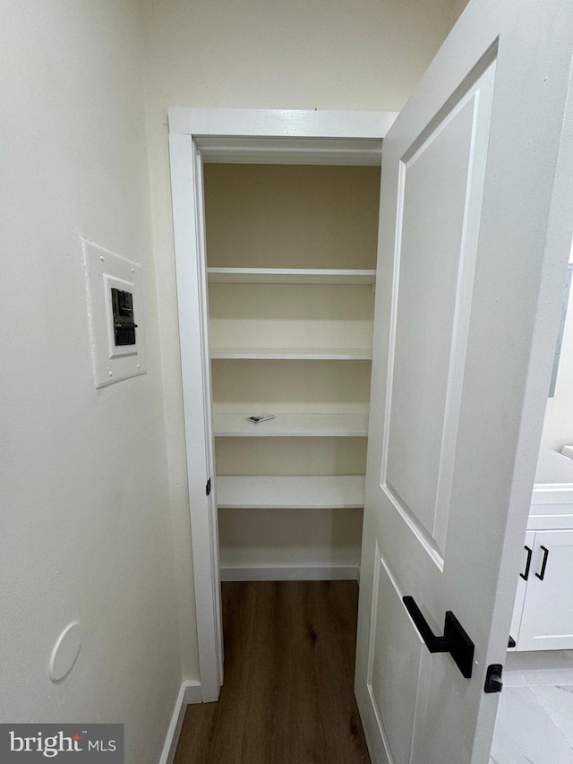 view of closet