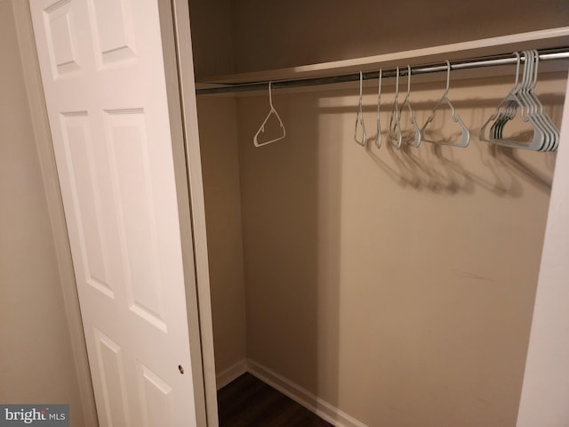 view of closet