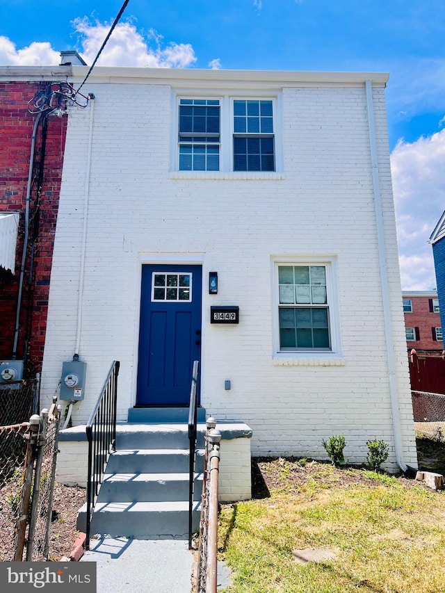 view of front of home