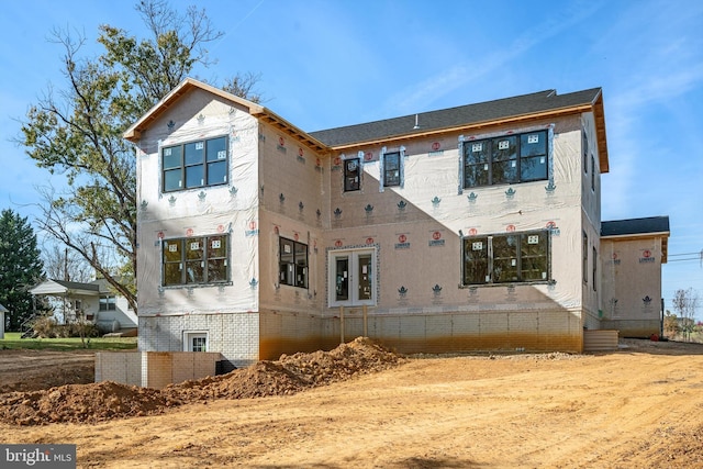 view of rear view of property