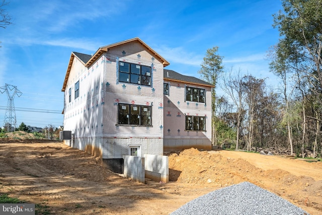 view of back of property