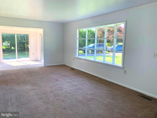 spare room with carpet flooring