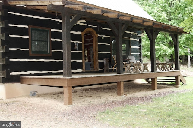 view of community featuring a gazebo