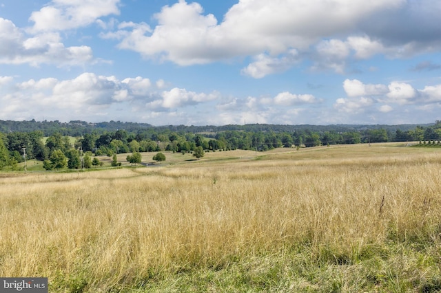 view of nature featuring a rural view