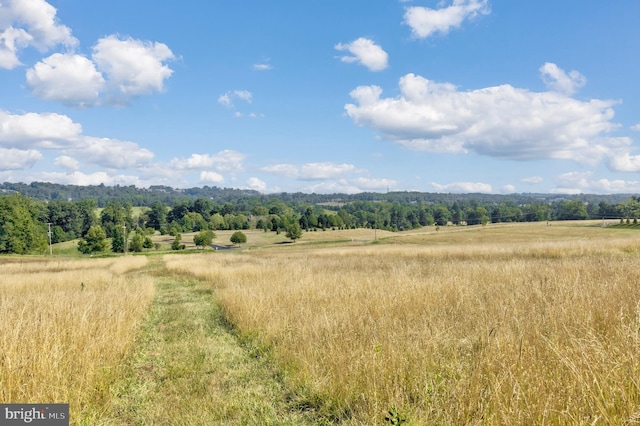 property view of mountains featuring a rural view