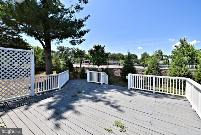 view of deck