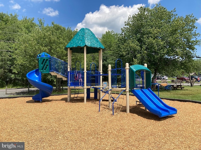 view of jungle gym