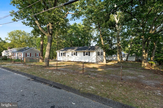 view of ranch-style home