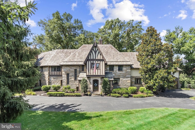 view of english style home