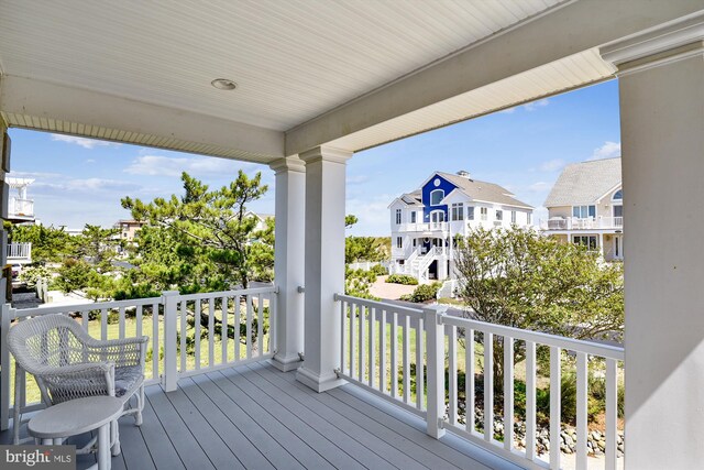 view of deck