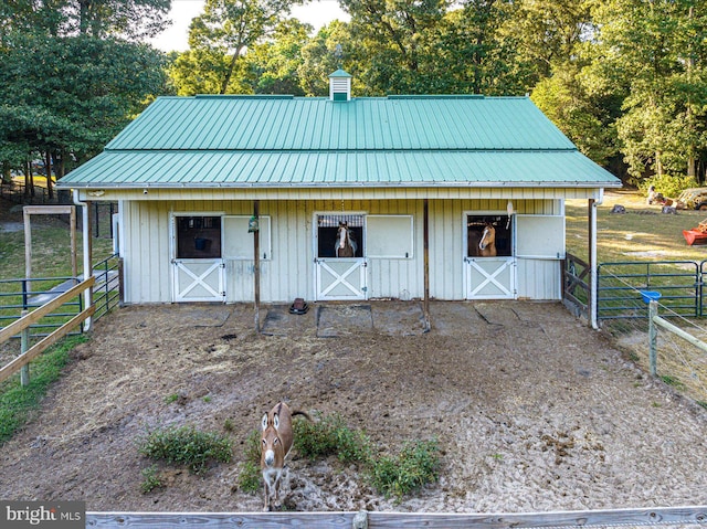 view of stable