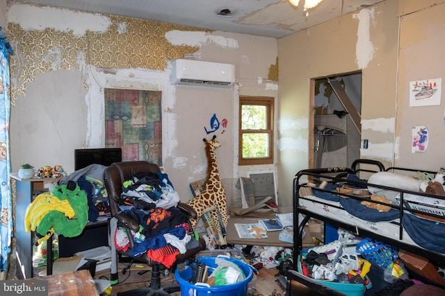 miscellaneous room with a wall unit AC