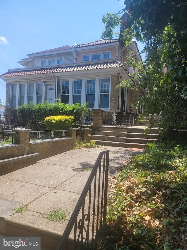 view of rear view of property