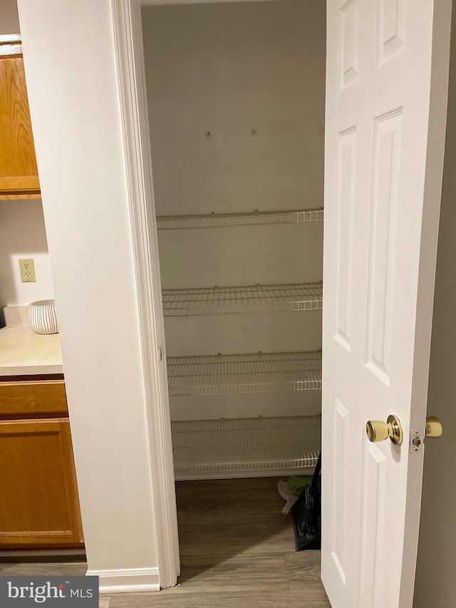 view of pantry