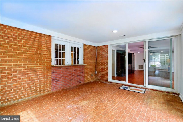 view of patio with visible vents