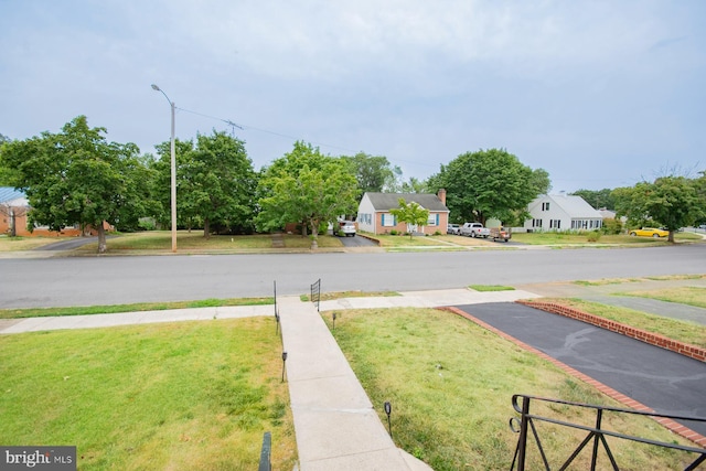 view of road