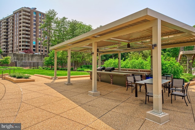 view of patio