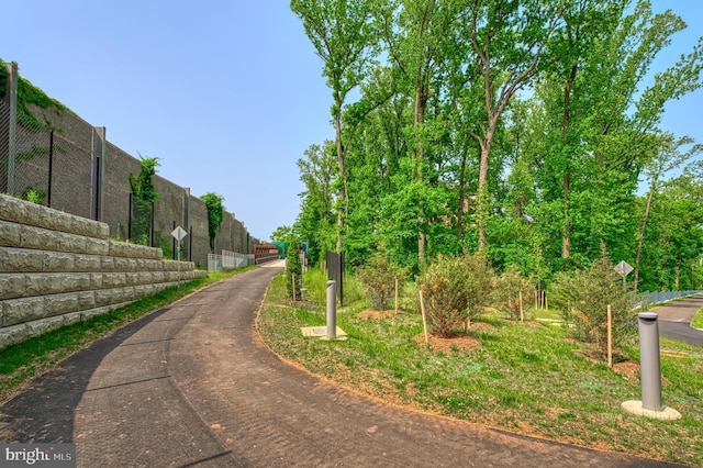 view of road