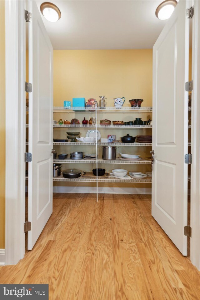 view of pantry