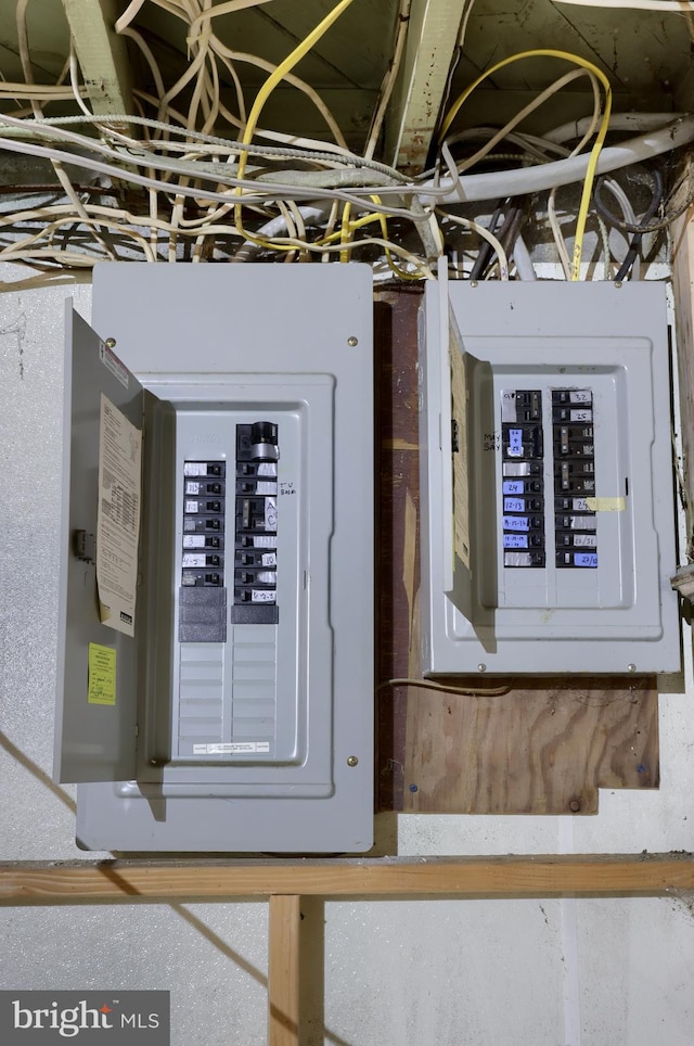 utility room featuring electric panel