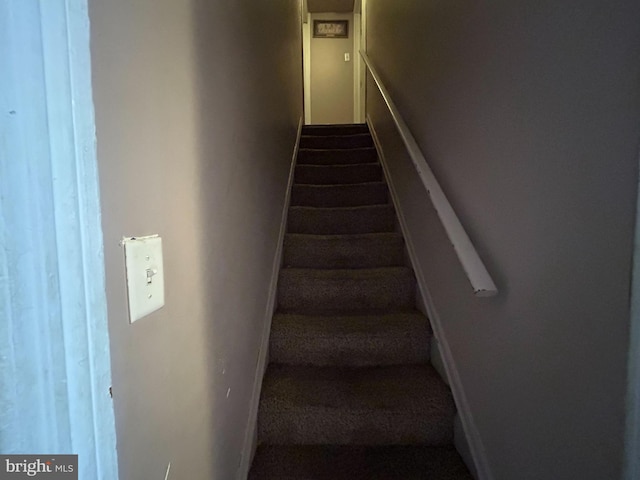 view of stairs