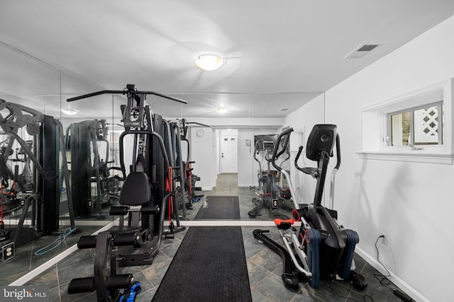 view of workout room