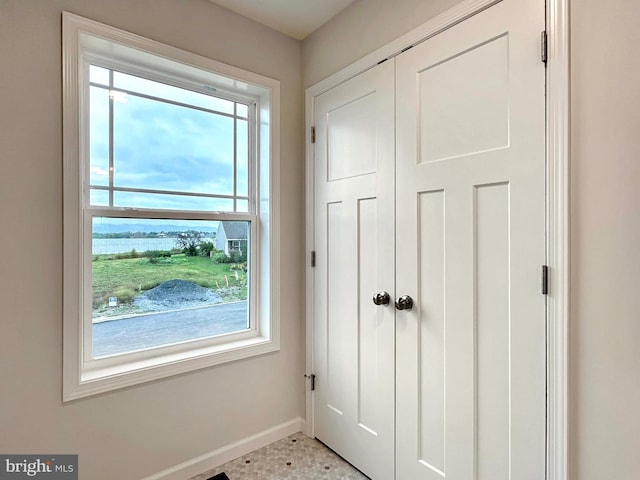 entryway with a healthy amount of sunlight