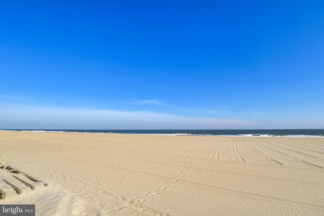 property view of water with a view of the beach