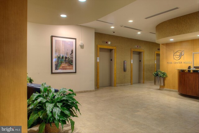 view of reception area