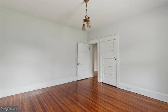 interior space featuring hardwood / wood-style floors