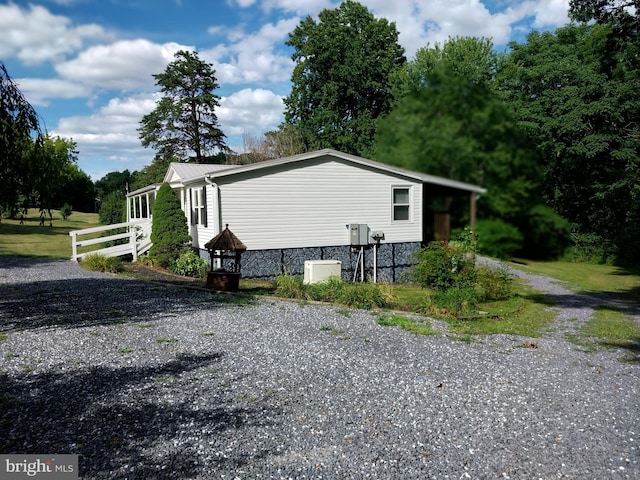 view of side of home