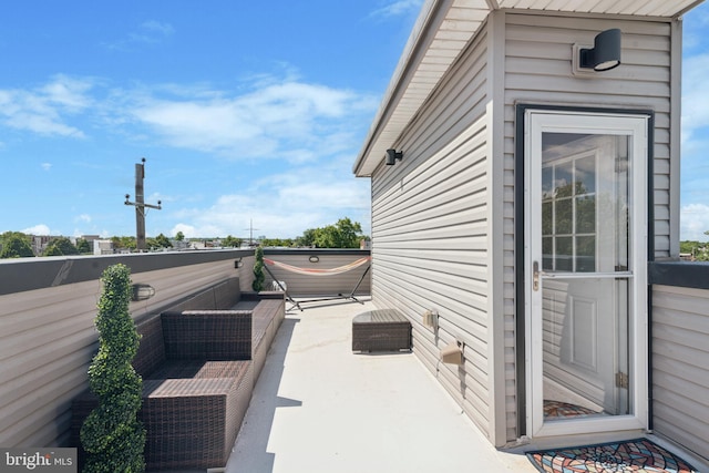 view of patio featuring outdoor lounge area