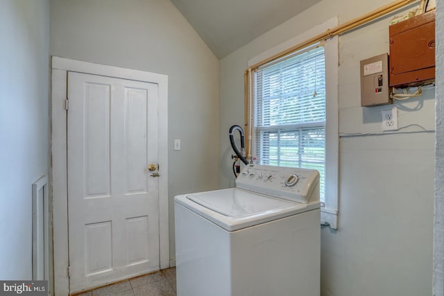 laundry area with washer / dryer