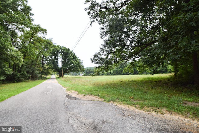 view of road