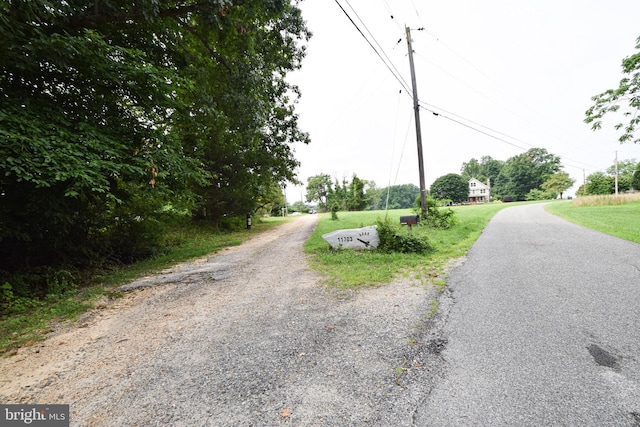 view of road