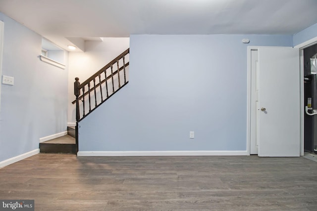 interior space with wood-type flooring