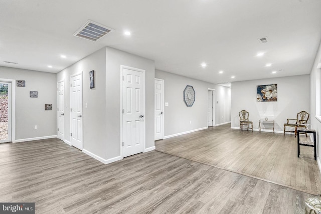 entryway featuring light hardwood / wood-style flooring