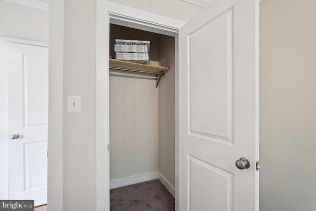 view of closet