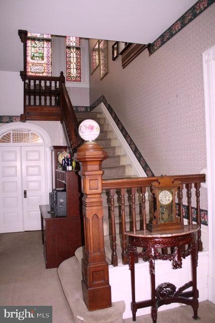 view of stairway