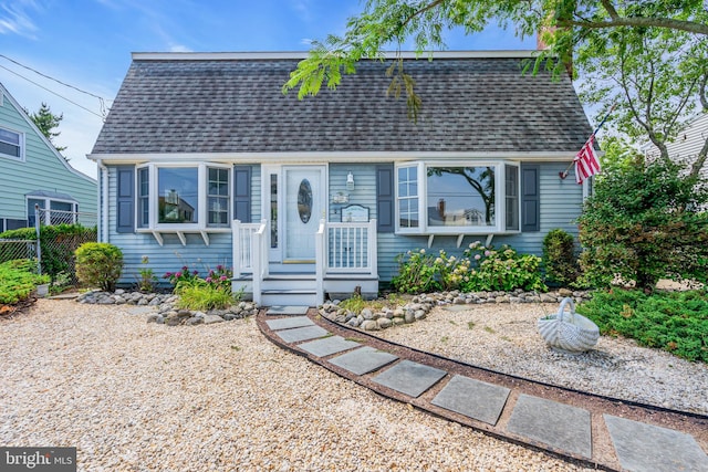 view of front of home