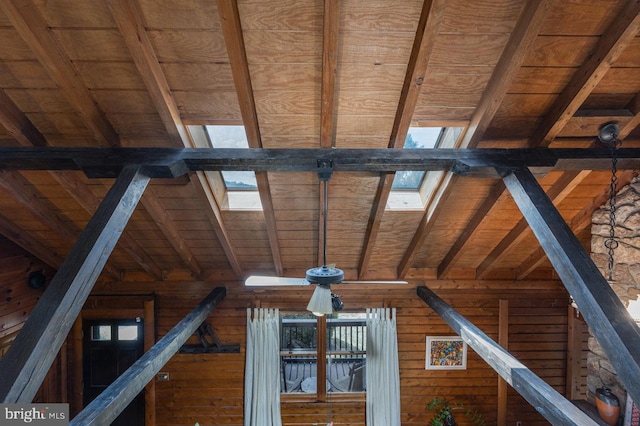 details with beam ceiling and wood ceiling