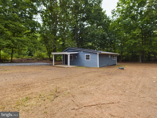 view of outdoor structure