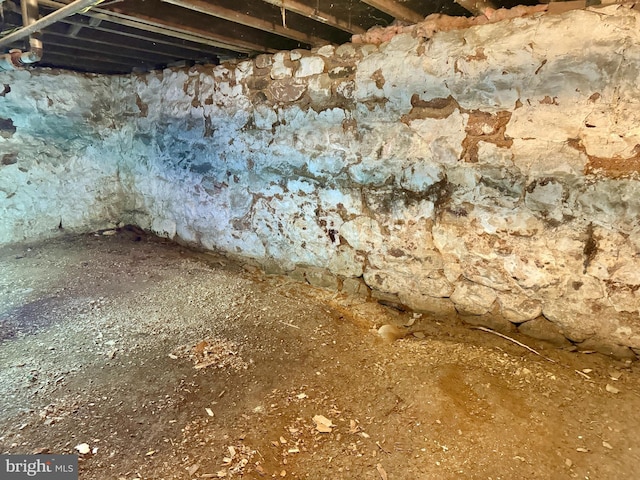 view of basement