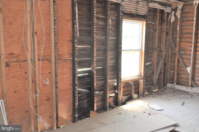 view of attic