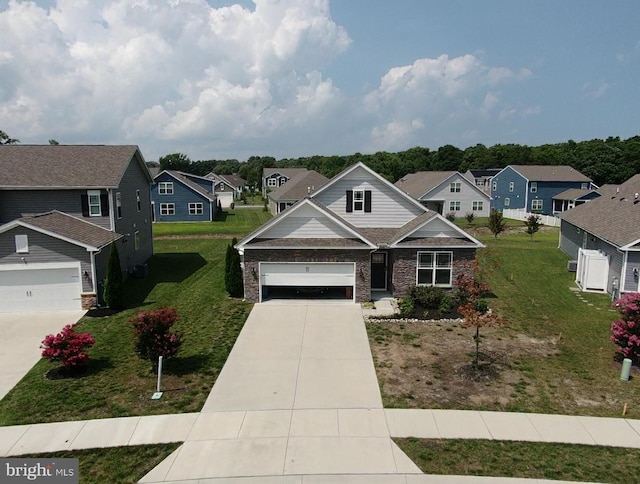 view of craftsman inspired home