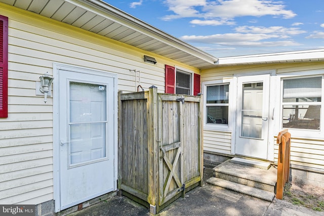 view of entrance to property