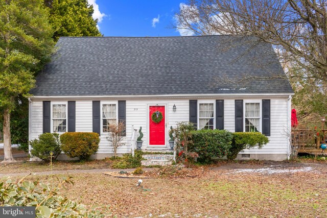 ranch-style home with a front yard